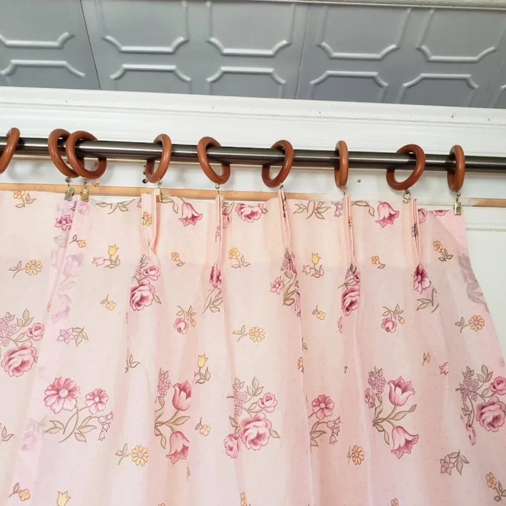 Vintage curtain panels